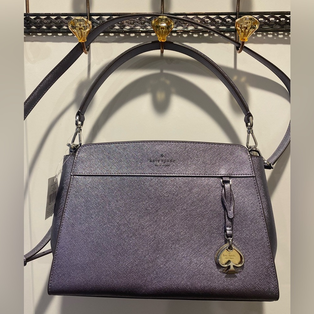 Kate Spade Madison Metallic Saffiano Women's Crossbody Bag - NWT